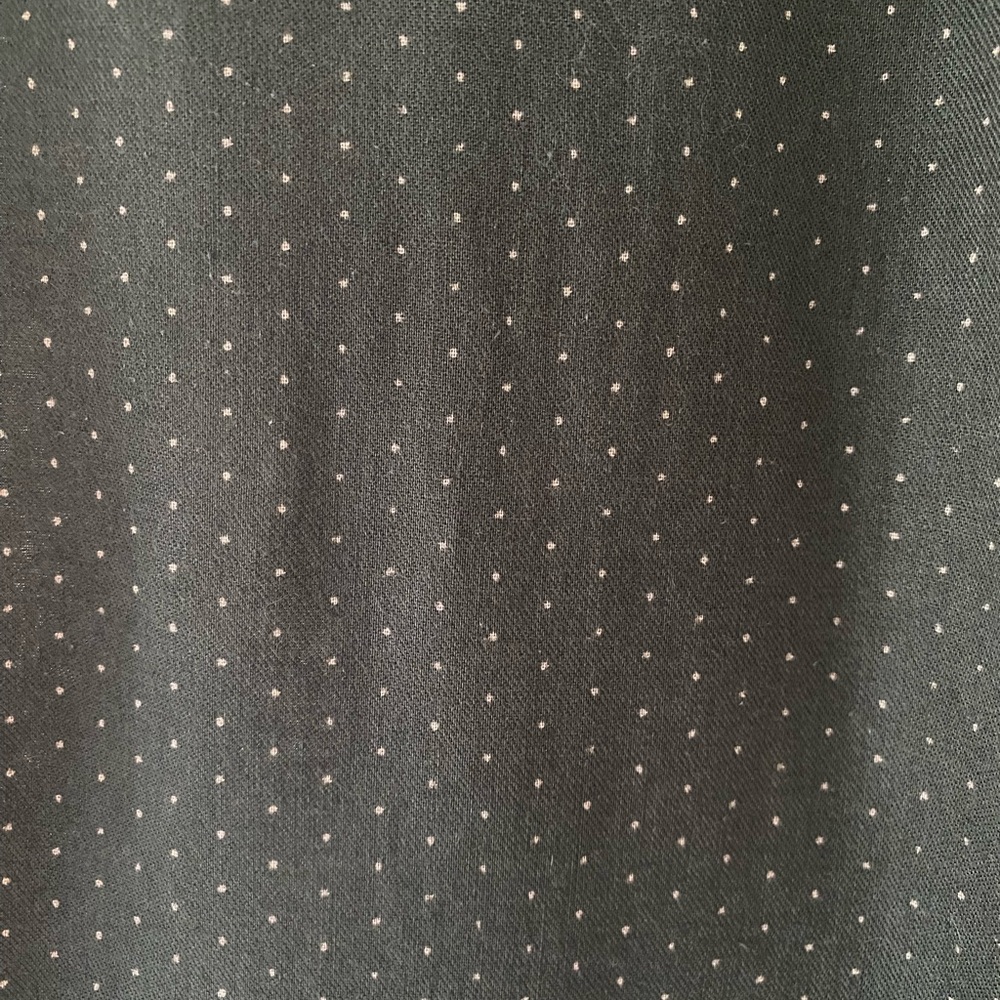 Darling Olive Green Wool Gabardine Sleeveless Peter Pan Collar Mini Dress XS - Picture 2 of 4